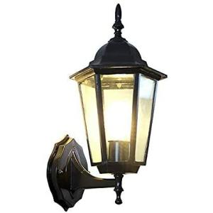 千飾 北欧風 照明 エクステリア ライト おしゃれ かわいい 人気 壁 玄関 門 屋外 外灯 防雨型 レトロ調 ガラス