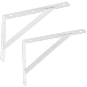 Yokoso L字型 棚受け金具 アイアンブラケット 2本セット ビス付き