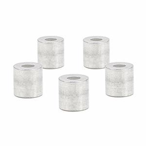 MroMax アルミスリーブ ワイヤーロープアルミスリーブ 継手 ワイヤーロープ径1.5mm用 100個入り ワイヤロープス