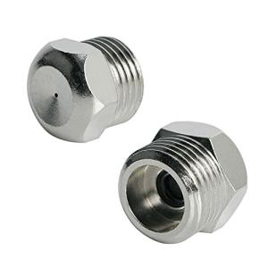 Aopin庭園ミストノズル真鍮1.5mm / 0.06"オリフィス噴霧ミスタースプレーノズル屋外の冷却 灌漑 噴水 作物栄