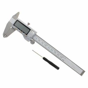 Utoolmart デジタル ノギス 150mmステンレス鋼製高精度ノギス LCDディスプレー 外径 内径 深さ 段差測定 ホールド