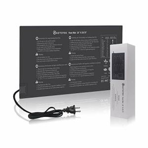 苗ヒートマット10x20.75防水ガーデニング発芽マット苗育苗マット庭用温湿布温室植物爬虫類ペット21W