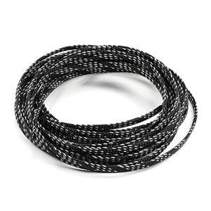 Othmro 幅4mm 長さ5m 黒と白 1個入り 編組スリーブ 編組チューブ RoHS認証 PET ポリエチレンテレフタレート材質 ポ