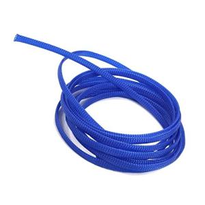 Othmro 編組スリーブ 長さ3m 幅6mm ロイヤルブルー 1個入り 編組チューブ PET ポリエチレン ROHS認証 拡張可能 プロ