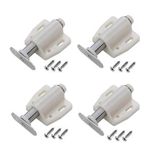 4xマグネット プッシュ オープン タッチ ラッチ キャッチ ダンパー キャビネット 食器棚 ドロワー用 45/56 mm（