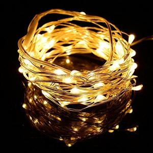 Honebear USB式 LEDイルミネーションライト 銅線ワイヤーライト 10m LED100 球 電飾 飾り付け フェアリーライト LEDス