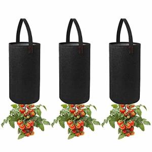 Hakona プランター フェルト 植物栽培バッグポット 植木鉢 植え袋 おしゃれ 倒立デザイン ぶら下げ 多機能 布鉢