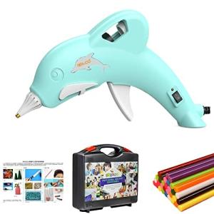 NEX＆CO グルーガン 子供 小型 ぐるーがん 20W イルカの形 グルースティック60本付 家 学校 アートクラフトプロ