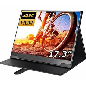 cocopar 17.3インチ/4K/モバイルモニター/モバイルディスプレイ/薄型/非光沢/IPSパネル/USB Type-C/標準HDMI/mini