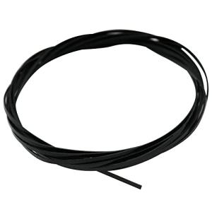 Musiclilyプラスチック製ギター用バインディング1650x1x0.5mm、ブラック