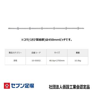支柱3600 三共 Cタイプ 足場 : 足場販売ドットコム 足場材専門店