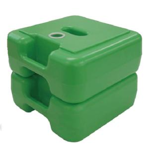 10個セット AKフェンス用ポリ台 安全興業