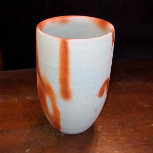 高木 純 作 青備前 湯呑 径7cm×高8cm 備前焼 岡山県 爆買 : 水琴果楼