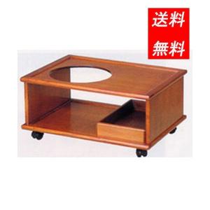 ポットワゴン 和室 お座敷ワゴン キャスター付き ポット置きワゴン