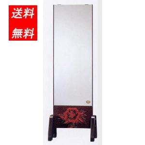 鎌倉彫 姿見 和風 姿見鏡 和室 スタンドミラー おしゃれ 全身鏡 和