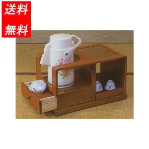 ポットワゴン 和室 お座敷ワゴン キャスター付き ポット置きワゴン