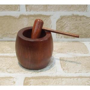 餅つき　臼　古物 日本製 木製 欅 餅つき 臼と杵 小 2C-90 : 足利屋ヤフー店 - 通販