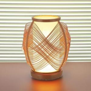 駿河竹千筋細工 行燈 行灯 小さな赤富士 静岡県伝統工芸品 伝統工芸士