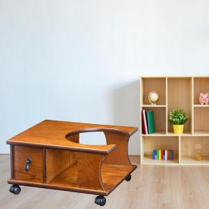 ポットワゴン お座敷ワゴン 2段 木製 幅39cm （ ポット台 ポット