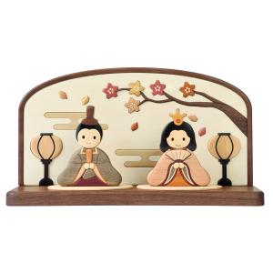 ひなセットミニ 木製 ひな人形 限定販売 三浦木地 日本製 送料無料