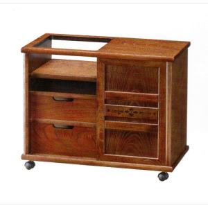 お座敷ワゴン ポットワゴン ワゴン MK4342 青葉 : 戸田家具