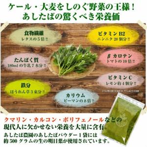 青汁 八丈島産明日葉 あしたばパウダー 140...の詳細画像5