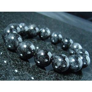 ≪完売御礼≫パワーストーンブレスレット/ブラックルチル15mm/1点もの｜ashiya-rutile