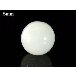 ≪完売御礼≫翡翠 ヒスイ/白翡翠/ばら売り/1玉売り/8mm/2つ星｜ashiya-rutile