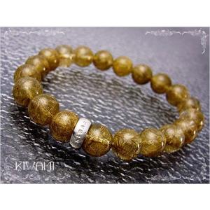 ★完売御礼★KIWAMI/プラチナルチルクォーツ/天然石ジュエリーブレスレット5星クラス10mm｜ashiya-rutile