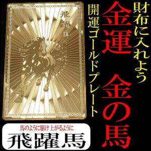 財布に入れて金運アップ祈願！開運ゴールドプレート/金護符=守護符/金運・恋愛運・勝負運