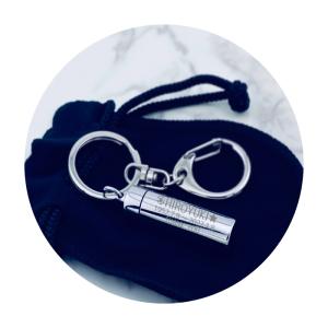 故人様向け 遺骨キーホルダー 人間 名入れ 3...の詳細画像2