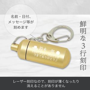 故人様向け ガラス管付 遺骨キーホルダー 人間...の詳細画像4