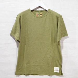 Nigel Cabourn ナイジェルケーボン SHORT SLEEVE TEE J-54 Army 80381321000｜ashoesselect