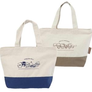 サンリオキャラクターズ 帆布 ミニトートバッグ ランチバッグ コットン キャンバス キャラクター はぴだんぶい 手提げ 布 103461 103460 クラックス
