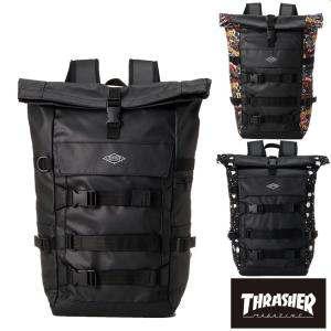 THRASHER（スラッシャー） かぶせ リュック フラップ スクエア
