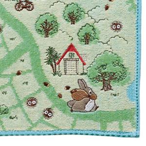 となりのトトロ タオルハンカチ お散歩地図 丸...の詳細画像2