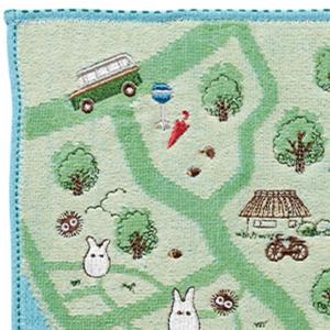 となりのトトロ タオルハンカチ お散歩地図 丸...の詳細画像3