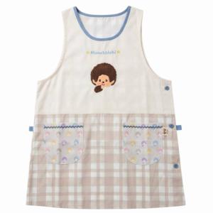 エプロン モンチッチ キャラクター サイドボタ...の詳細画像1