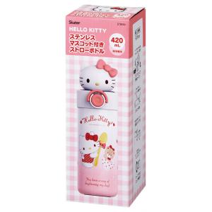 ハローキティ マスコット付 ステンレスボトル ...の詳細画像4