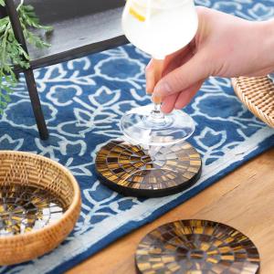 コースター モザイク ガラス タイル 丸 円 ...の詳細画像2