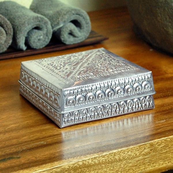 アルミのデコレーション小物入れケース S 10699