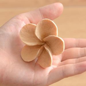 プルメリアの花びら モチーフ 木製アロマフラワ...の詳細画像4