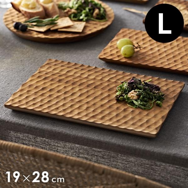 カッティングボード プレート 木製 チーク ウッド 約 Ｗ 19 × D 28 × H 1.5 お皿...