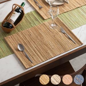 ランチョン マット シーグラス プレイス 約 幅 48cm プレース マット テーブル コーディネート おしゃれ 北欧 雑貨 インテリア メール便対応 アジアン 1409