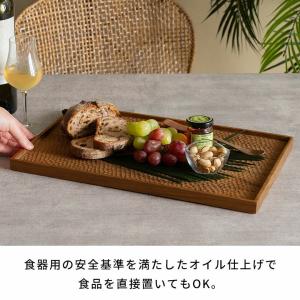 お盆 トレー おしゃれ 北欧 長方形 四角 ト...の詳細画像5