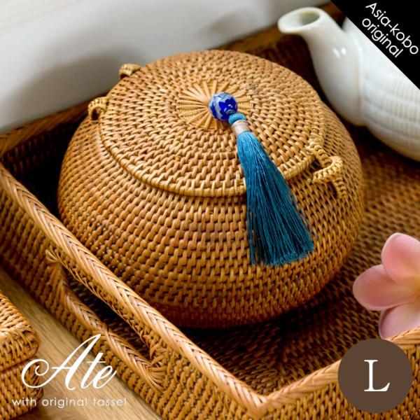 アジア工房オリジナルタッセル付き アタ製ボールケース Lサイズ 2117-1301