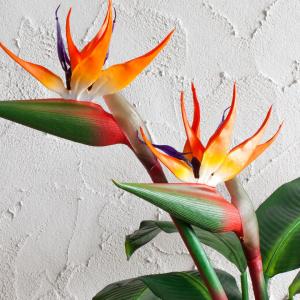ストレリチア 造花 フラワー フェイク 極楽鳥花 アートフラワー 花