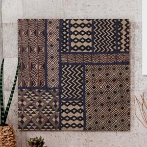 アートパネル ネイティブ柄 キャンパス 幅50cm 高さ50cm