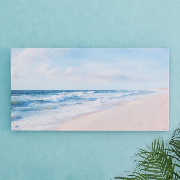 アートパネル 海 キャンパス 幅60cm 高さ30cm 絵 66966