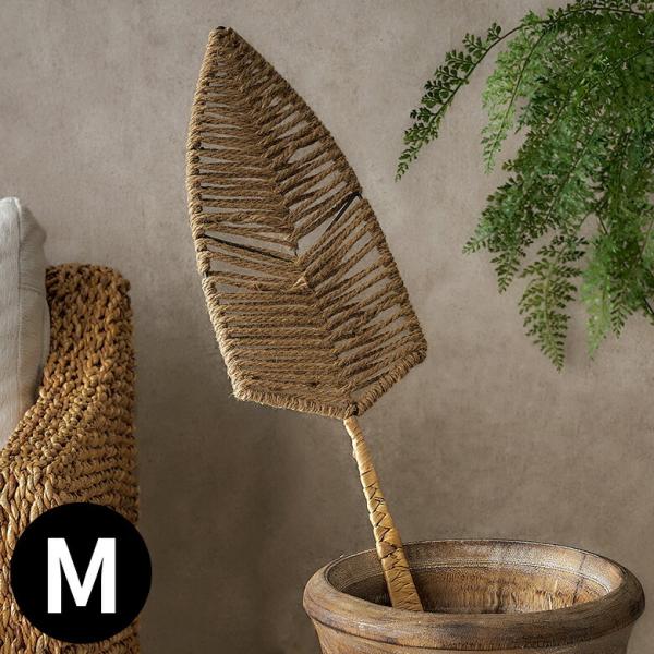 リーフ オブジェ M 高さ 約 79cm 造花 葉 スティック ディスプレイ 花材 置物 壁 飾り ...